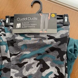 Cuddl Duds Men's Camouflage Lounge Pants